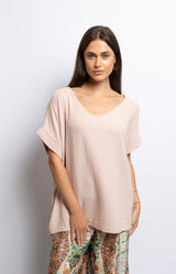 Volange TOP V COTTON ROSE