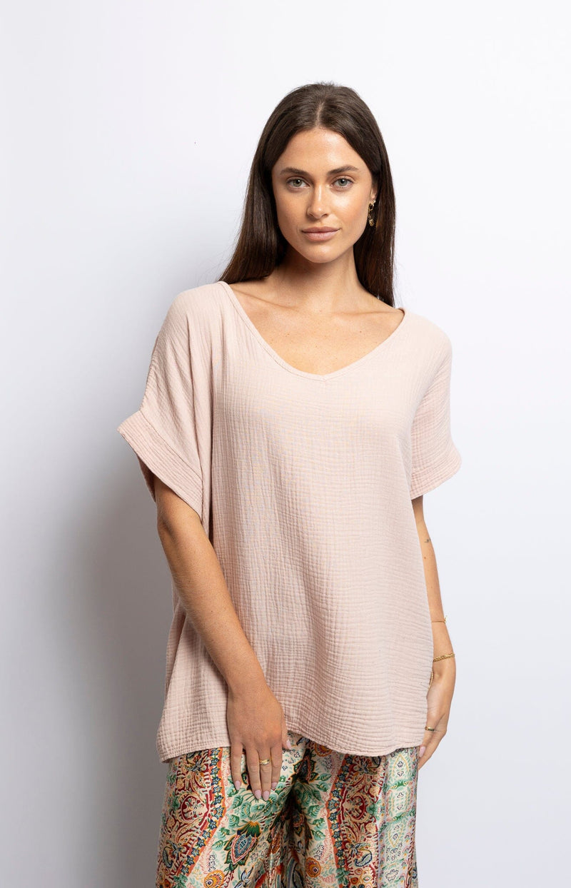 Volange TOP V COTTON ROSE