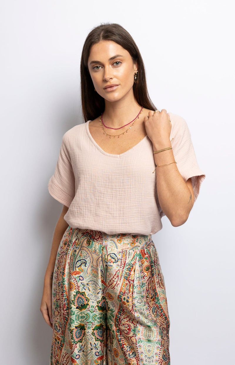 Volange TOP V COTTON ROSE
