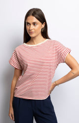 Volange T-SHIRT STRIPES RED