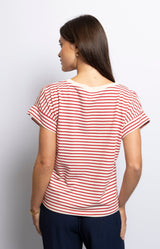 Volange T-SHIRT STRIPES RED