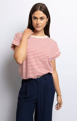 Volange T-SHIRT STRIPES RED