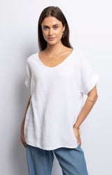 Volange TOP V COTTON WHITE