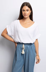 Volange TOP V COTTON WHITE