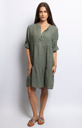 Volange DRESS PROVENCE KHAKI