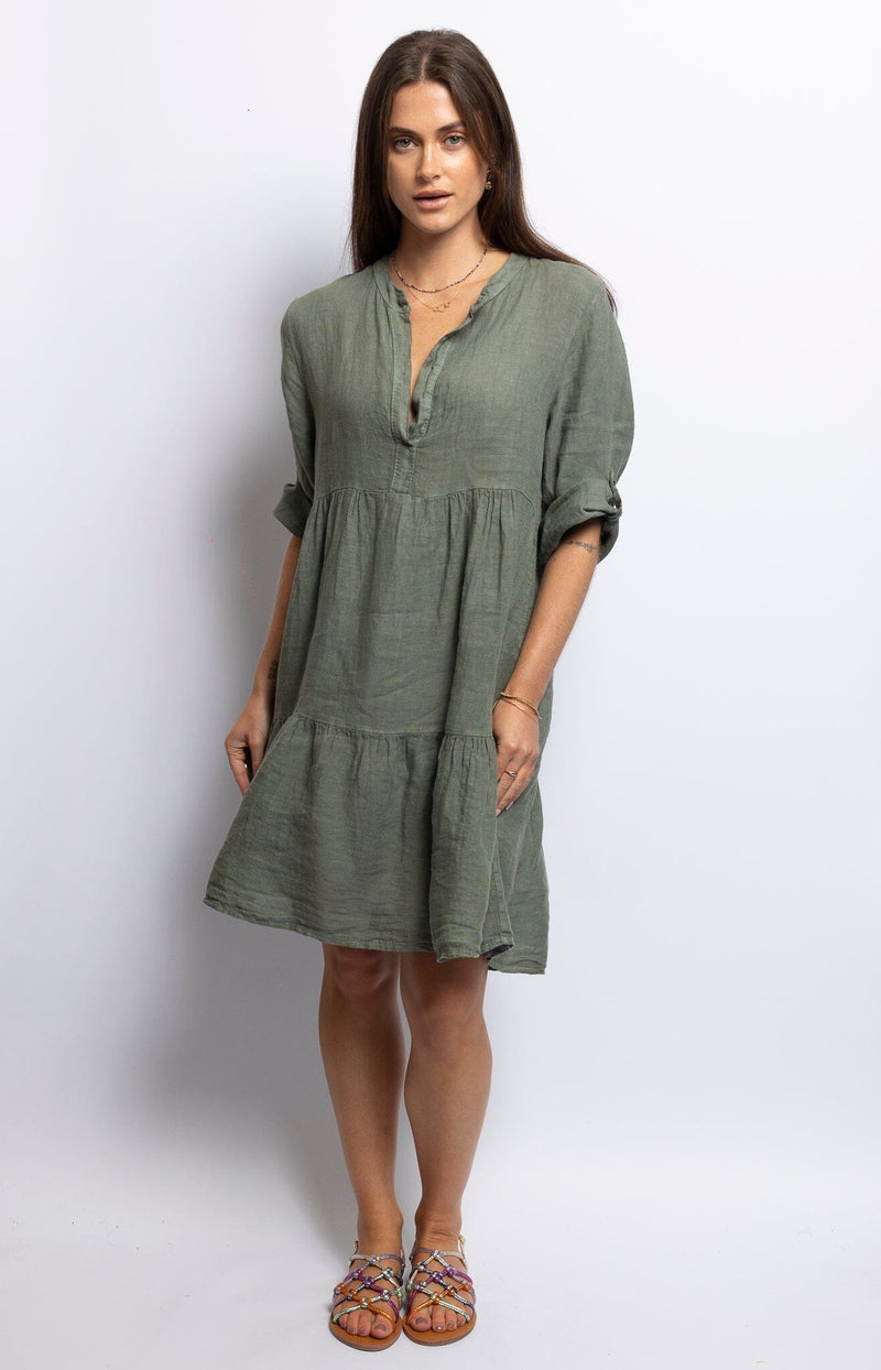 Volange DRESS PROVENCE KHAKI