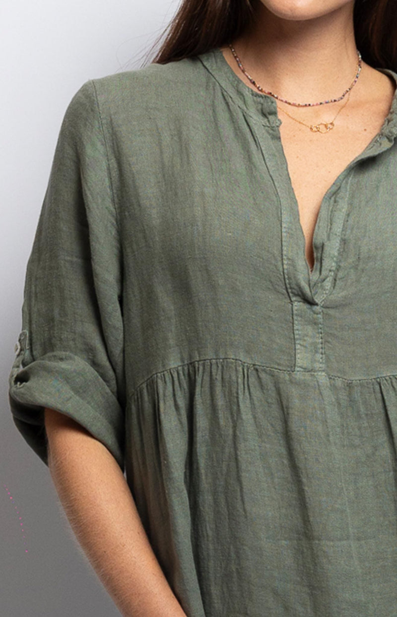 Volange DRESS PROVENCE KHAKI