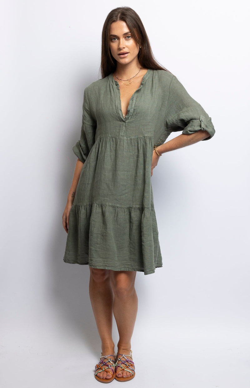 Volange DRESS PROVENCE KHAKI