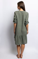 Volange DRESS PROVENCE KHAKI