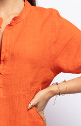 Volange DRESS PROVENCE ORANGE
