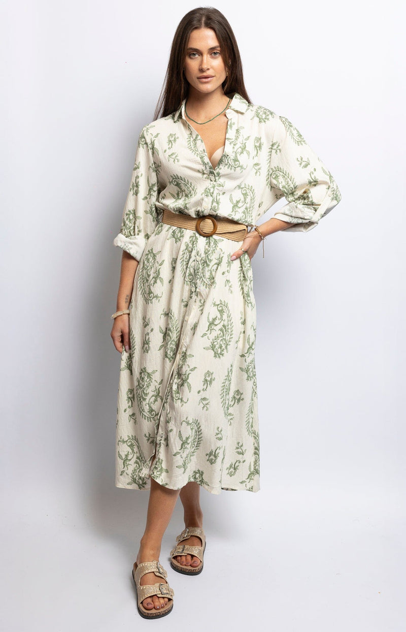 Volange DRESS SPRING OLIVE