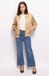 TIMELESS WIDE LEG JEANS DENIM FRENCH FASHION - VOLANGE PARIS