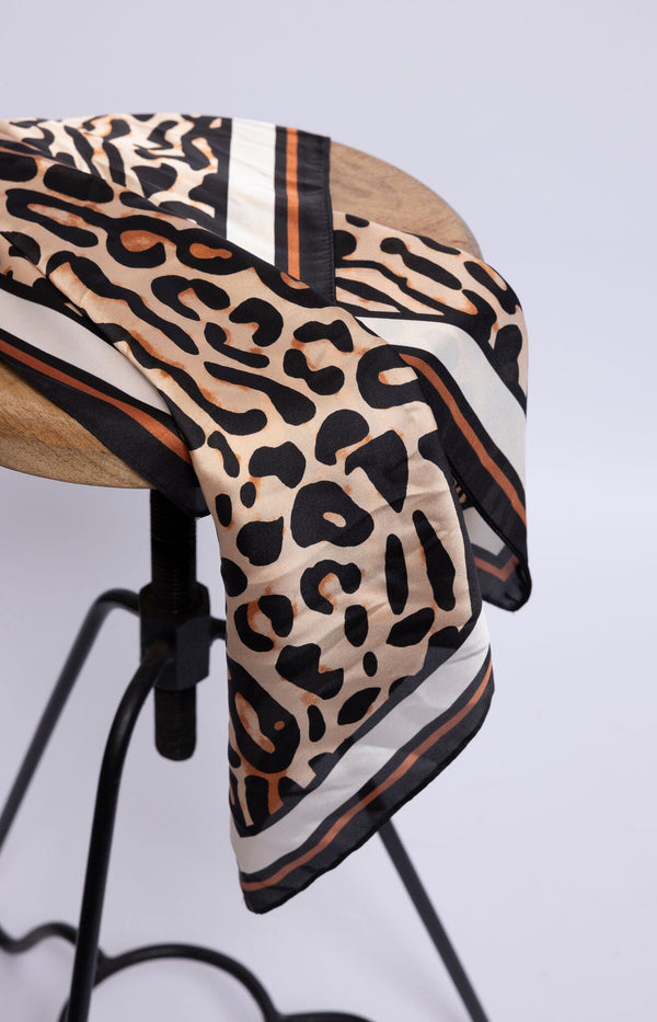 Volange FRENCH SCARF LEOPARD