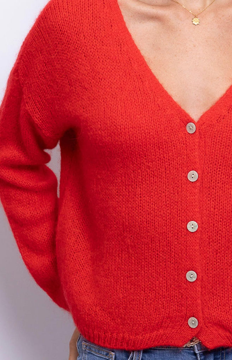 Volange CARDIGAN CANDICE RED