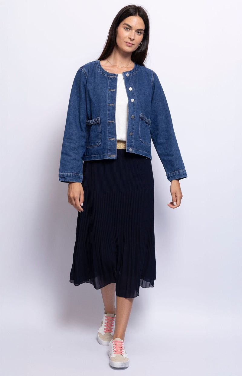 Volange SKIRT MIDI NAVY