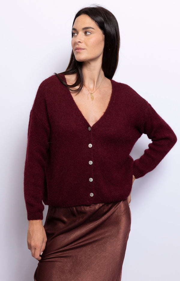 ONE SIZE CARDIGAN SOFT STYLISH FRENCH FASHION - VOLANGE PARIS