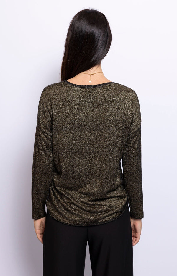 Volange TOP LUREX BLACK