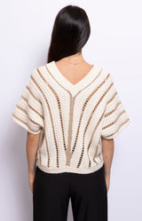 Volange JUMPER LEETCHI OFF WHITE