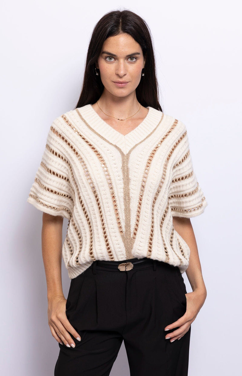 Volange JUMPER LEETCHI OFF WHITE