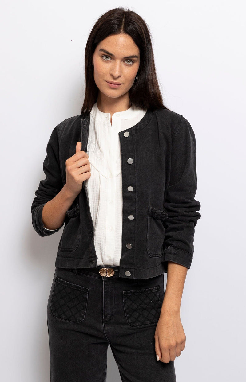 Volange JACKET DENIM CHARCOAL