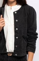 Volange JACKET DENIM CHARCOAL