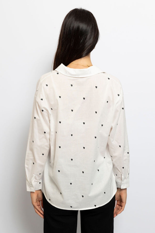 Volange SHIRT HEART BLACK
