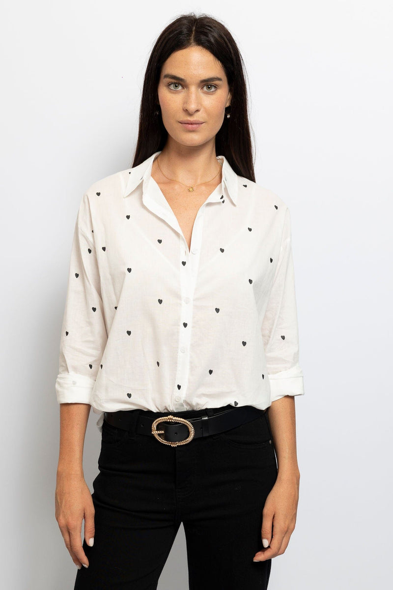 Volange SHIRT HEART BLACK