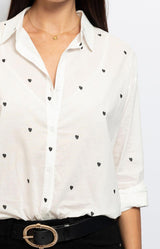 Volange SHIRT HEART BLACK