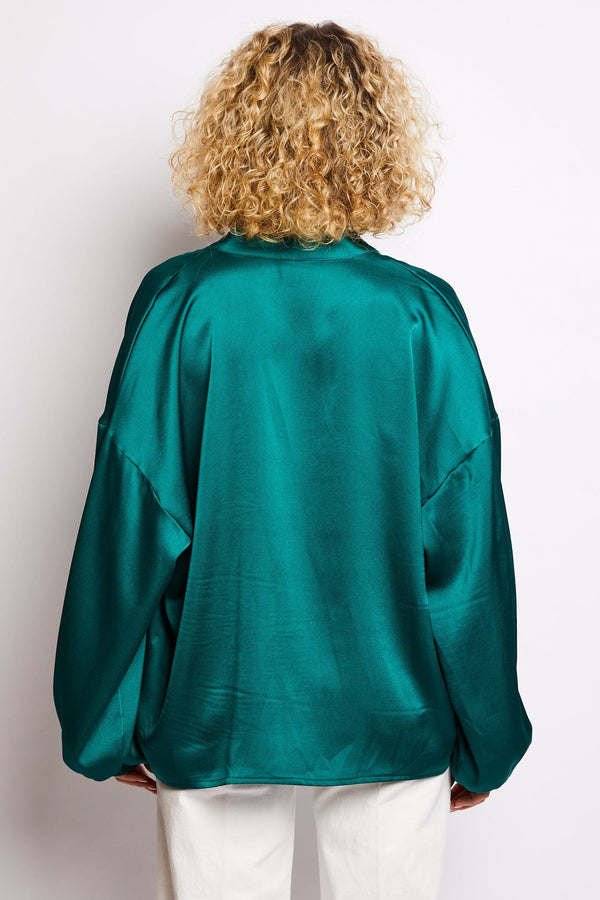 Volange BLOUSE MOKKA GREEN