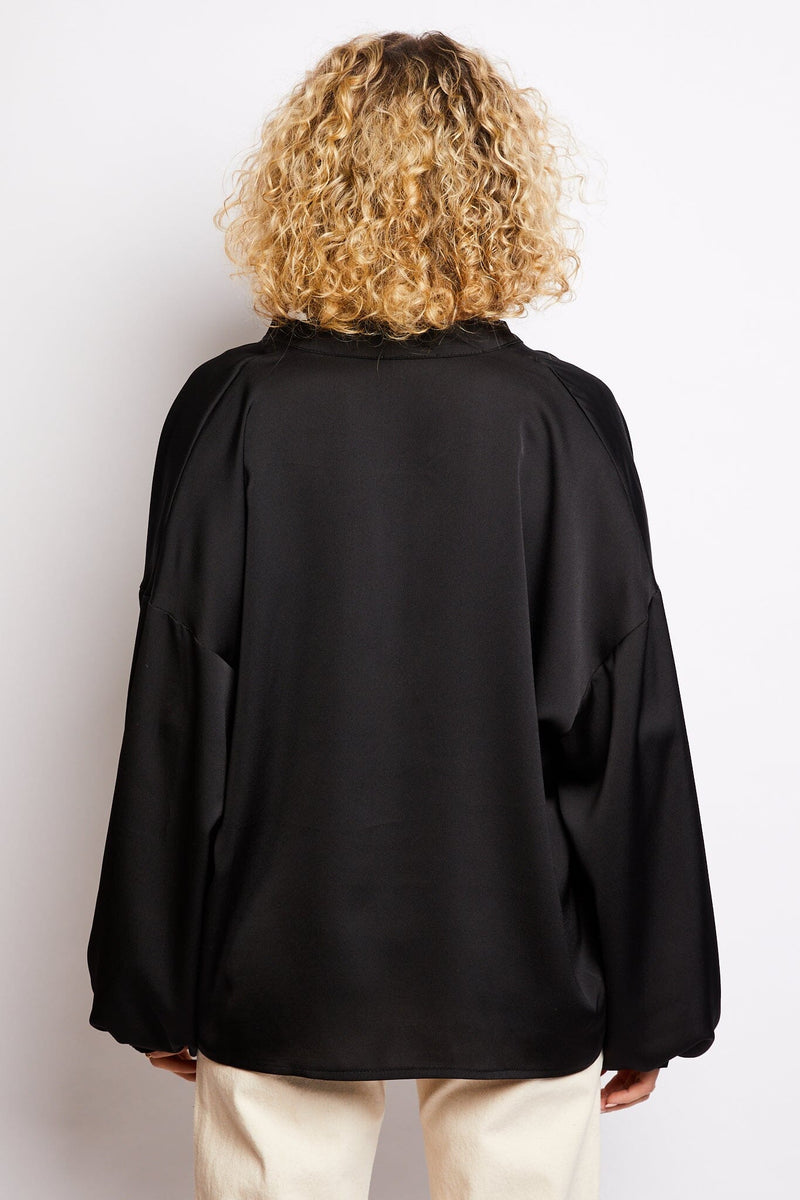 Volange BLOUSE MOKKA BLACK