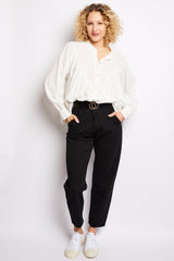 Volange PANTS BLACK TAPERED