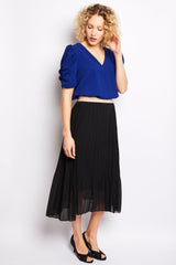 Volange SKIRT MIDI BLACK