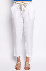 Volange PANTS LIN WHITE