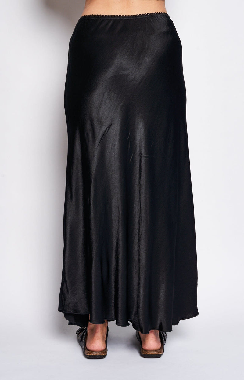 Satin maxi skirt 48 cheap