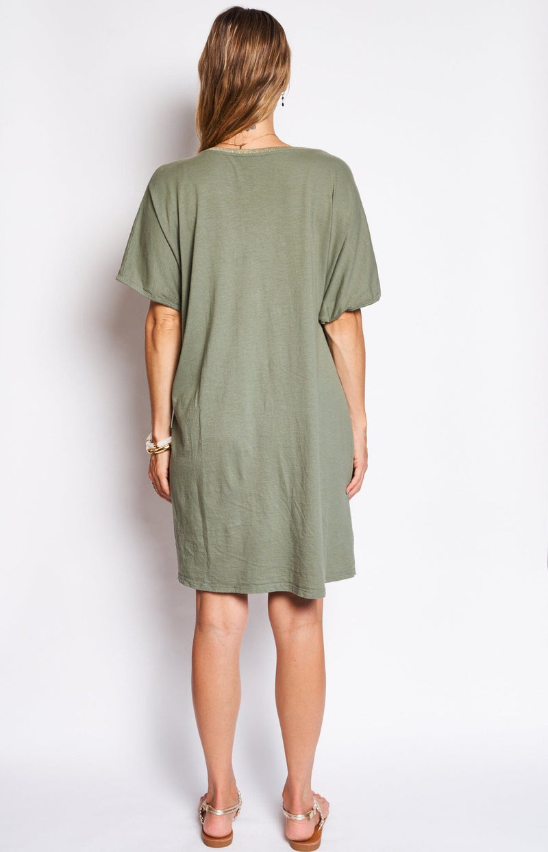 Volange T-SHIRT DRESS KHAKI