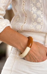 Volange BANGLE MASSAI TAN
