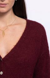 Volange CARDIGAN CANDICE BORDEAUX