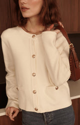 Volange CARDIGAN SIXTINE CREAM