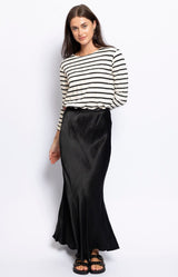 Classic Breton-inspired striped cotton top with a soft stretch fit – Volange Paris, Parisian fashion in Sydney (Mosman, Paddington and Bronte) or Australia-wide online.
