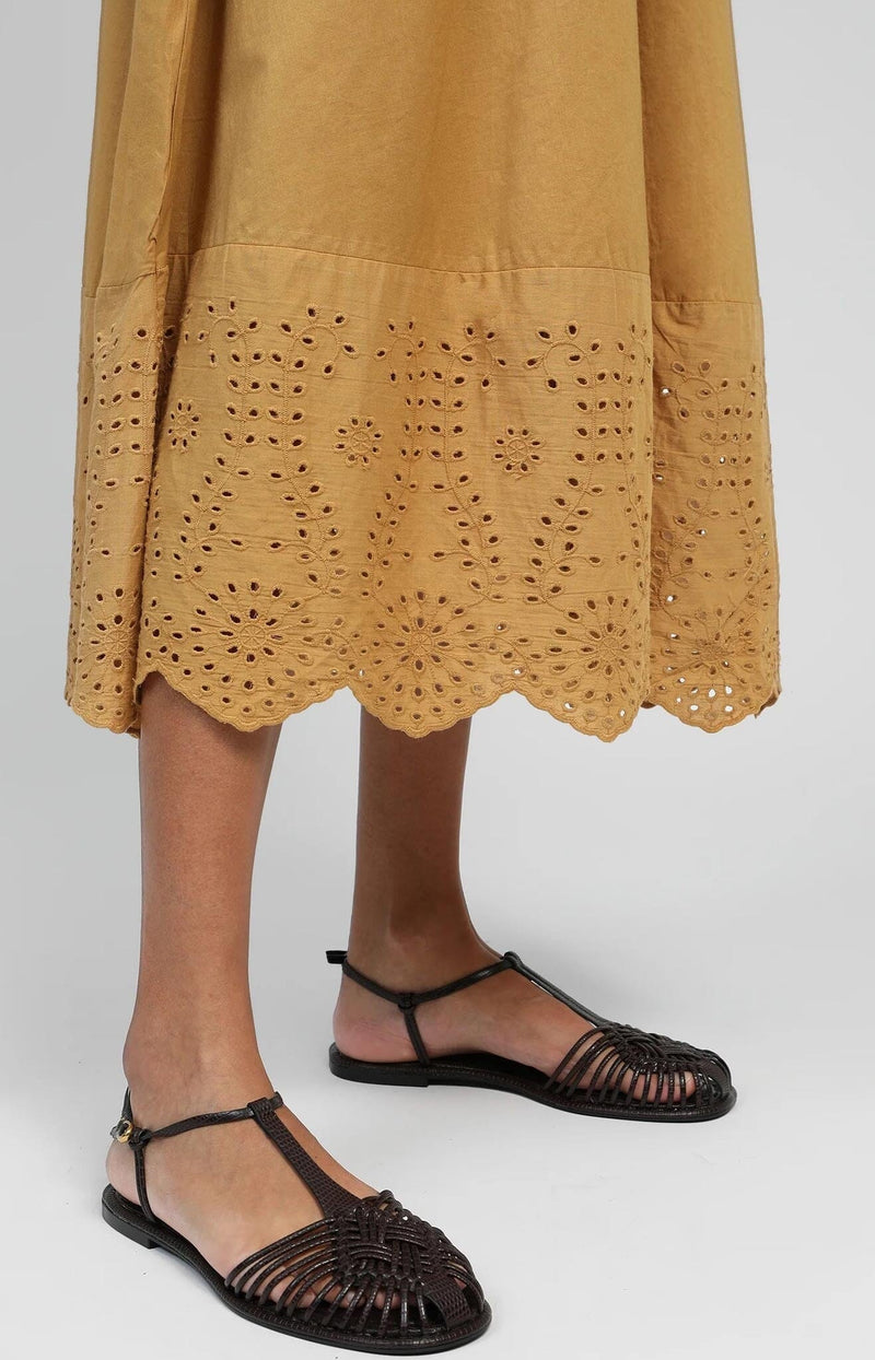 Volange DRESS OLIVINE