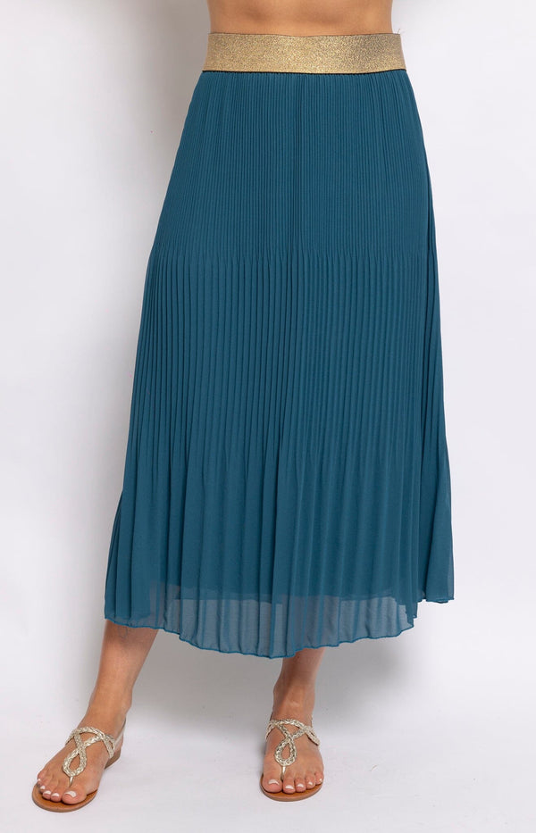 Volange SKIRT MIDI TEAL