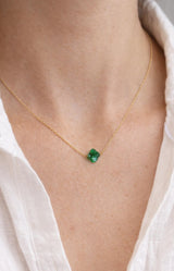 Volange NECKLACE CLOVER GREEN