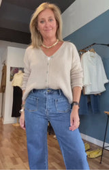 JEANS WIDE DENIM NEW