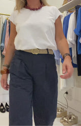 PANTS COTTON REMI NAVY