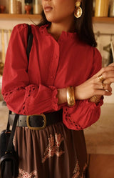 Volange BLOUSE CAROLE RED