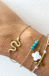 WATER RESISTANT Stainless steel with Gold-plated finish HYPOALLERGENIC FRENCH JEWELLERY - VOLANGE PARIS