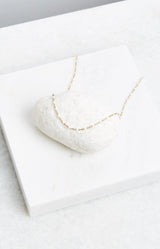 Volange NECKLACE ENAMEL WHITE