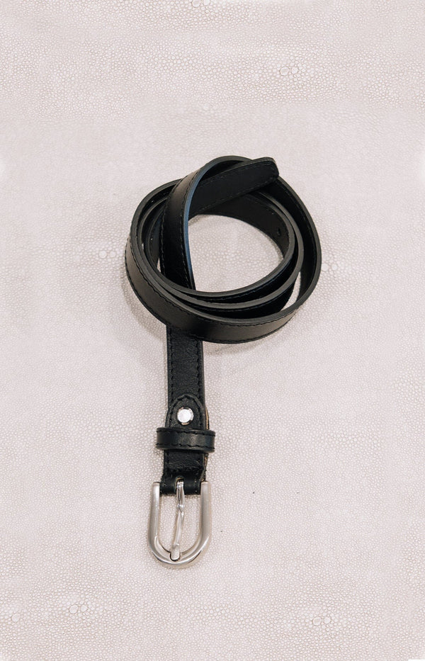 Volange SKINNY BELT BLACK