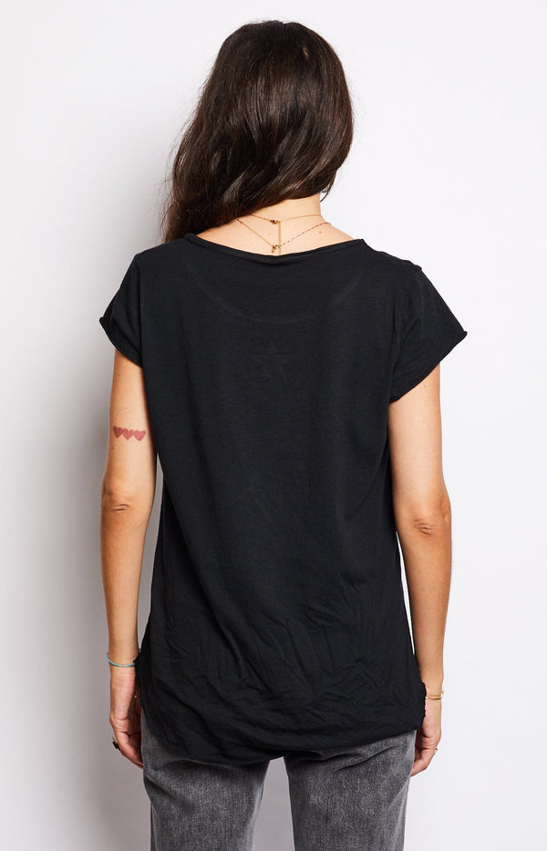 Volange T-SHIRT STAR BLACK